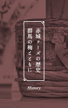 赤城フーズの歴史 群馬の梅とともに